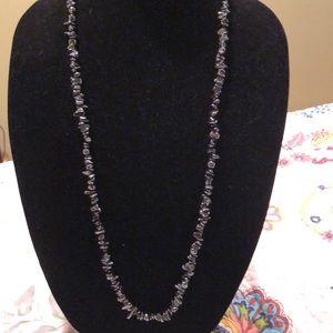Handmade hematite strand necklace